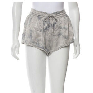 LoveShackFancy Silk Mini Shorts